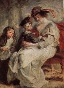 Peter Paul Rubens Helena Darfur Mans and her children s portraits oil